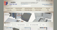 Desktop Screenshot of albox.com.au