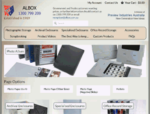 Tablet Screenshot of albox.com.au